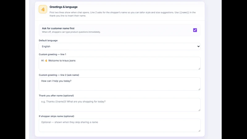 CZ Shopping AI Assistant