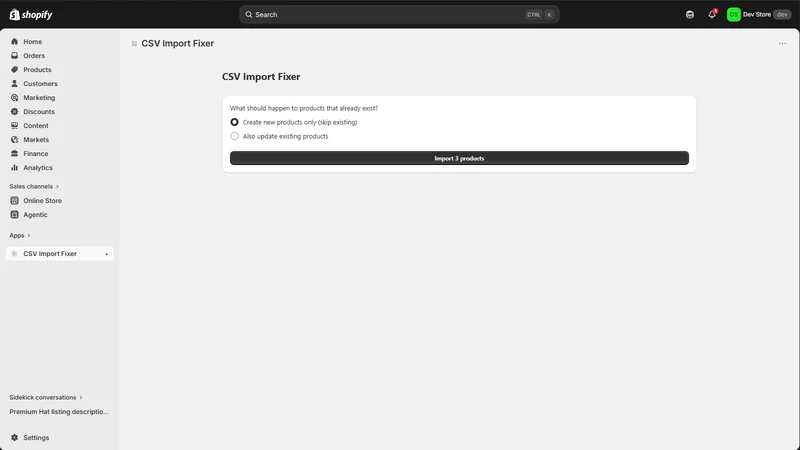 MerchantCSV: CSV Import Fixer