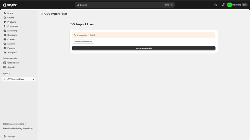 MerchantCSV: CSV Import Fixer