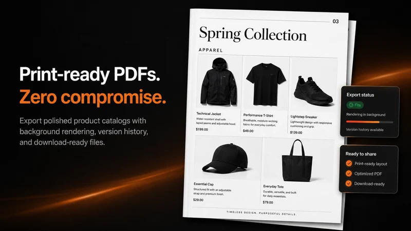 CB ‑ PDF Catalogs & LineSheets