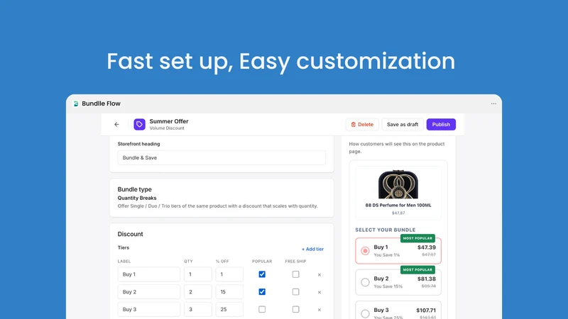 Bundle Flow: Bundles & Upsells