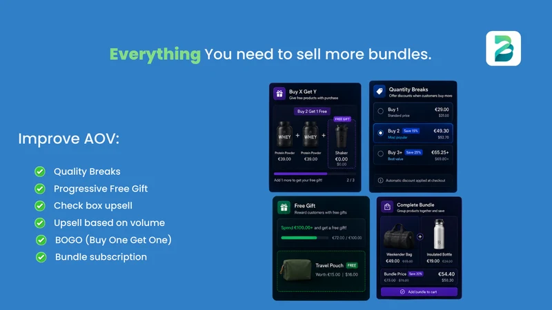 Bundle Flow: Bundles & Upsells