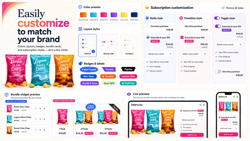 Subscription & Bundle App Beez