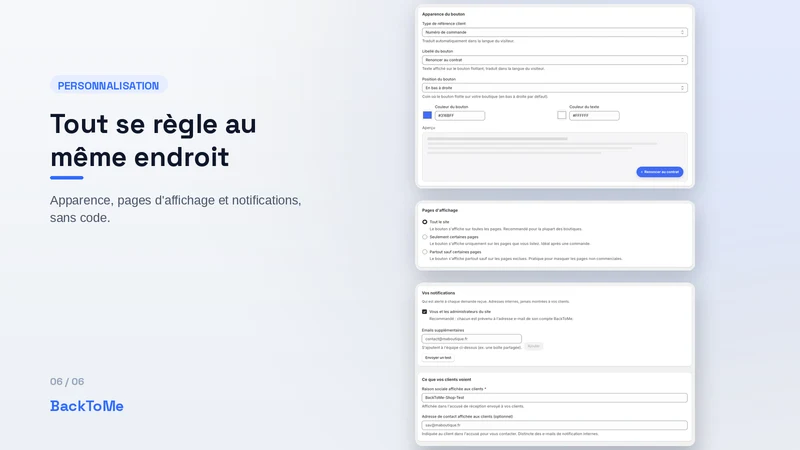 BackToMe : rétractation UE
