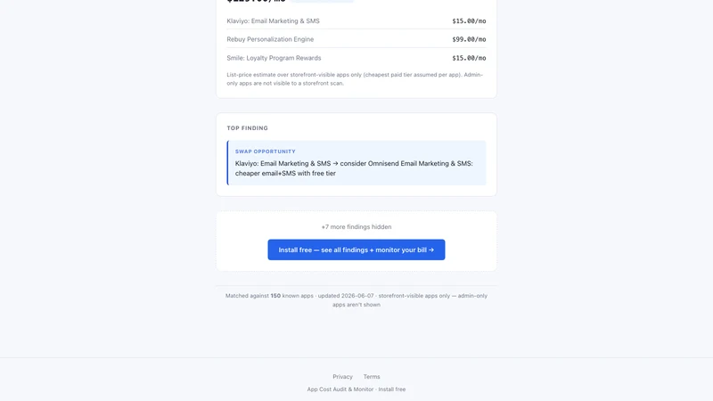 Watchdog: App Spend Audit