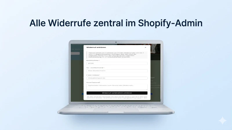Widerruf Button