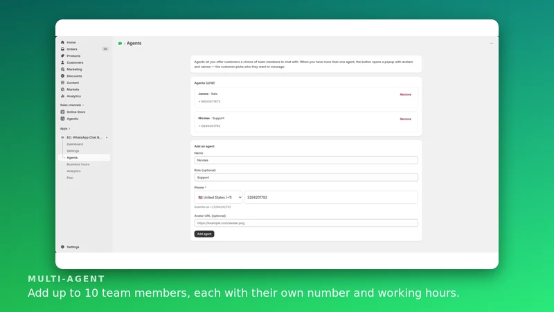 EC: WhatsApp Chat Button