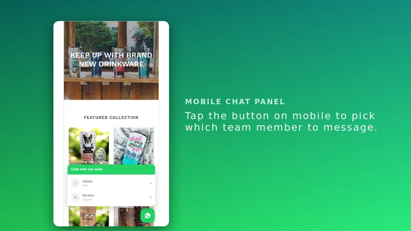 EC: WhatsApp Chat Button