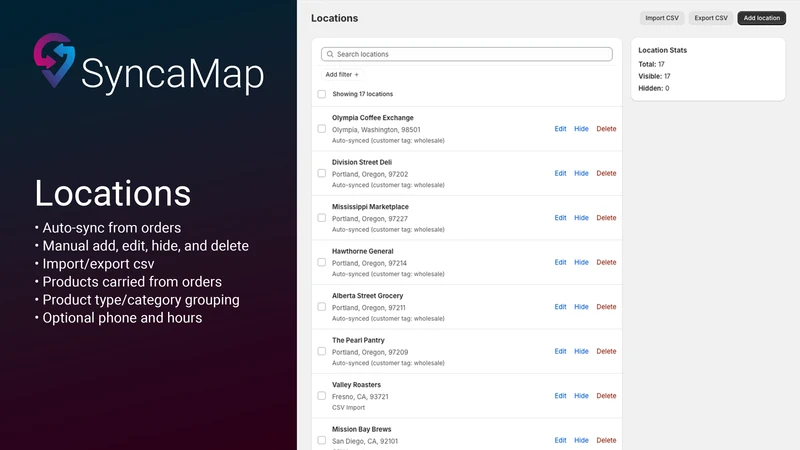 SyncaMap: Auto‑sync Locations