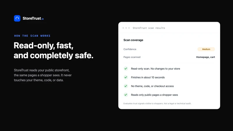 StoreTrust ‑ Trust Score
