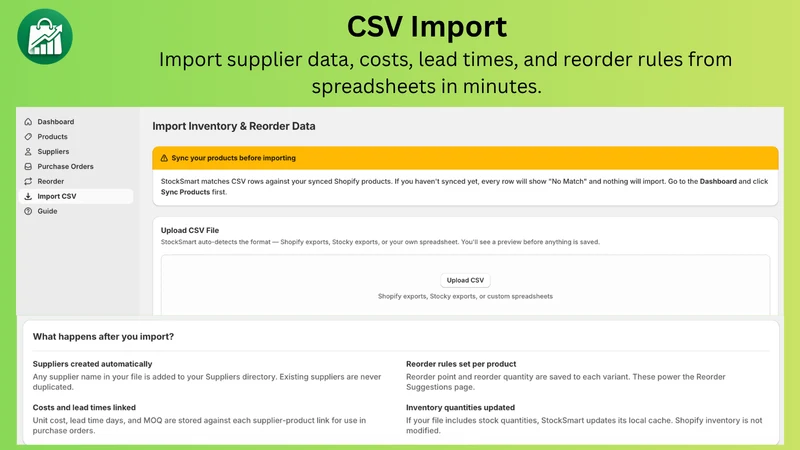 StockSmart Inventory Planner