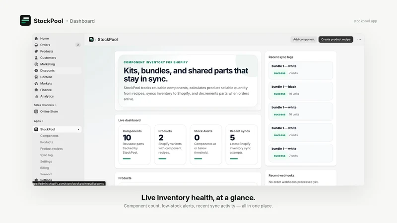 StockPool ‑ Shared Inventory
