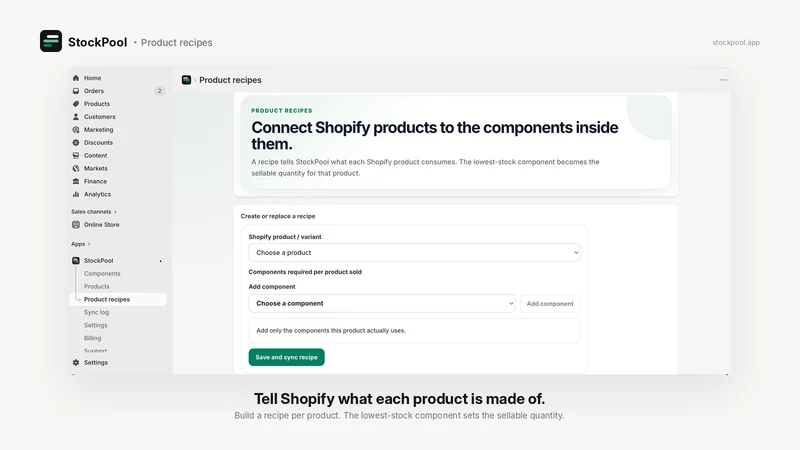 StockPool ‑ Shared Inventory