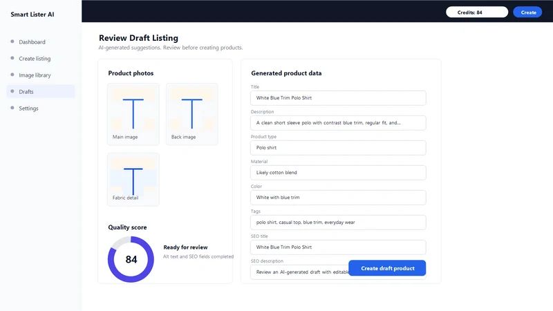 Smart Lister AI