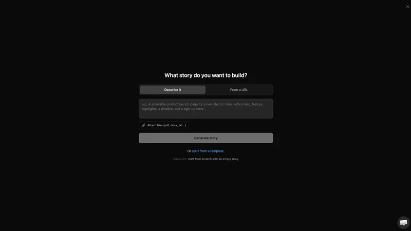 Scrollytelling Page Builder
