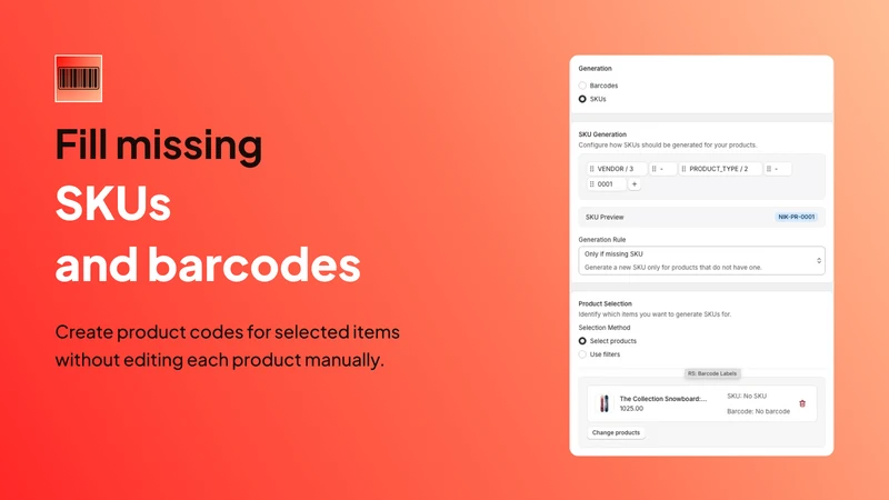RS: Barcode Labels