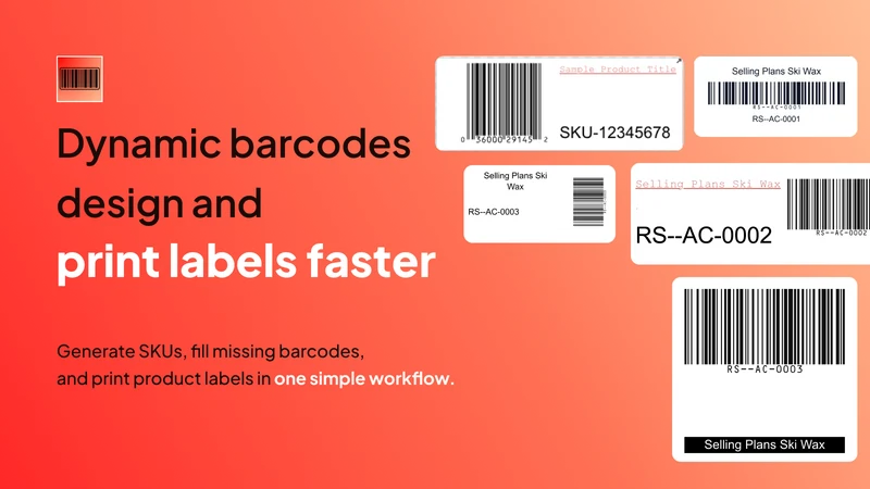 RS: Barcode Labels