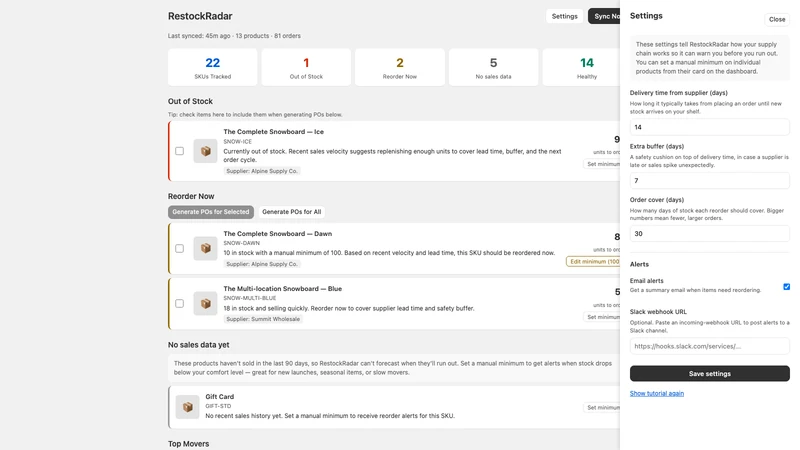 RestockRadar