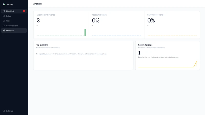 Tilbury: AI Customer Support