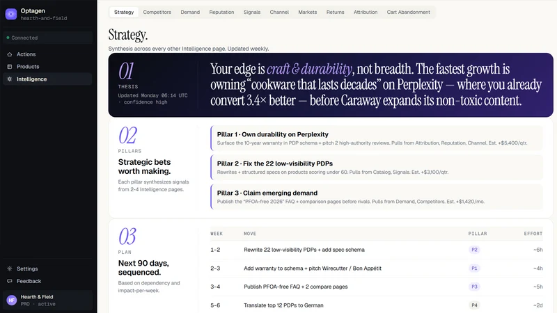 Optagen AI Visibility&Strategy
