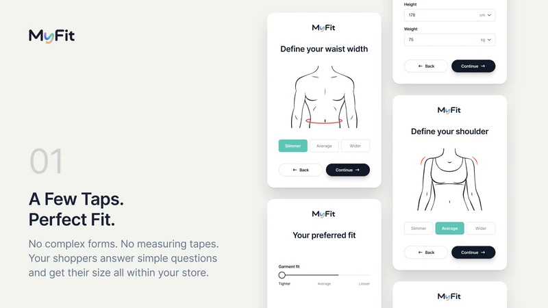 MyFit Size Recommender Quiz