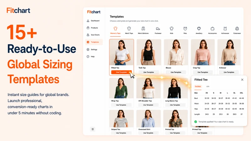 FitChart Size Chart Size Guide