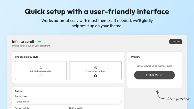 Fab Infinite Scroll Load More