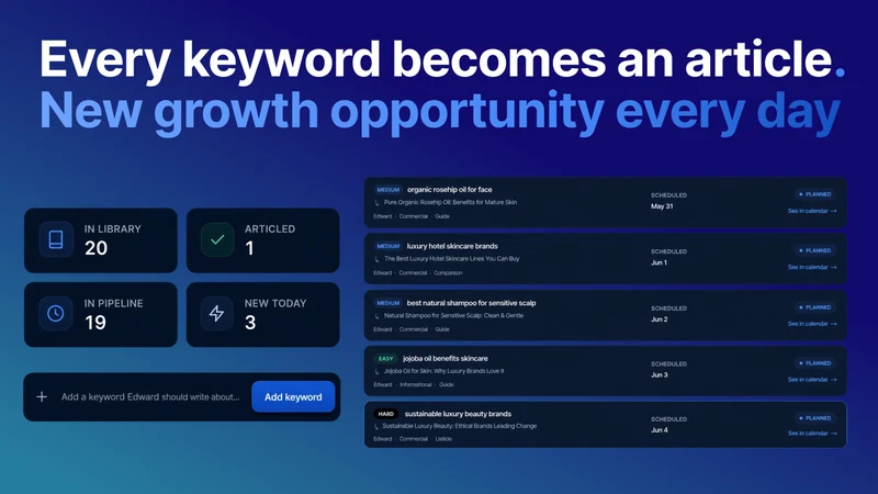edward AI SEO Autopilot