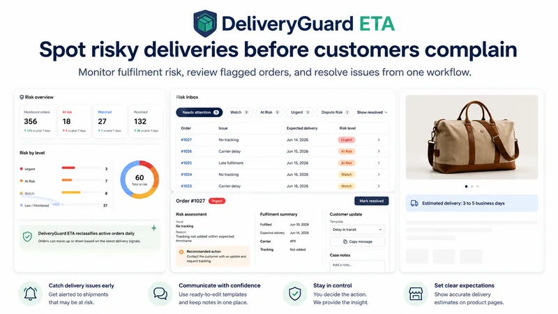 DeliveryGuard ETA
