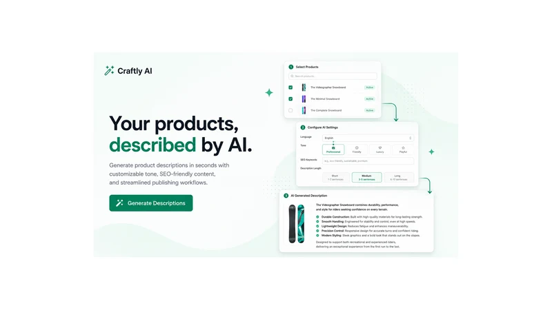 Craftly ‑ AI Description