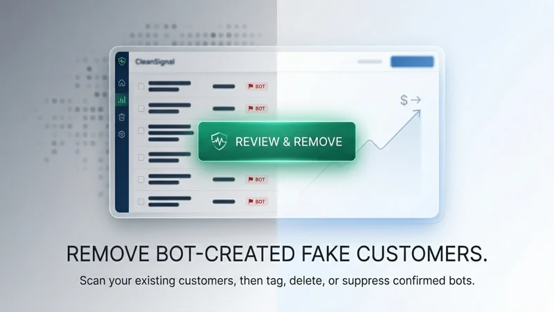 CleanSignal: Fake Bot Cleanup