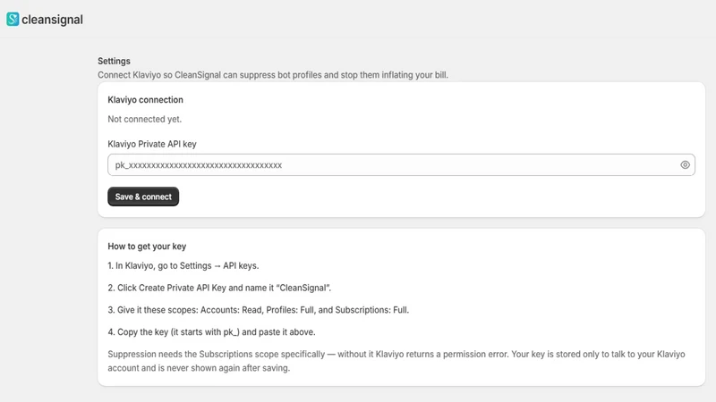 CleanSignal: Fake Bot Cleanup
