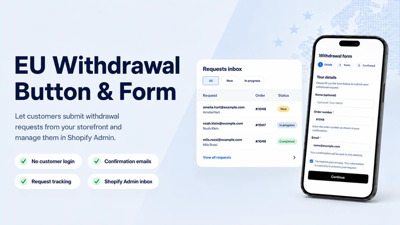 Cancevia: EU Withdrawal Button