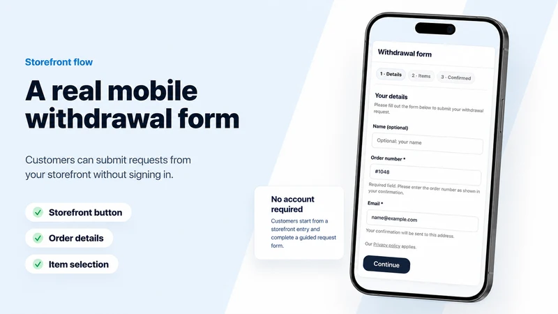 Cancevia: EU Withdrawal Button
