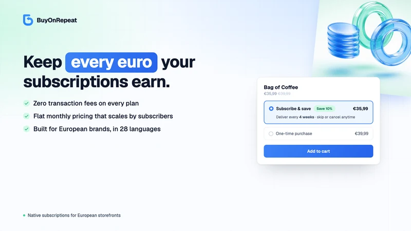 Buy on Repeat ‑ Subscriptions