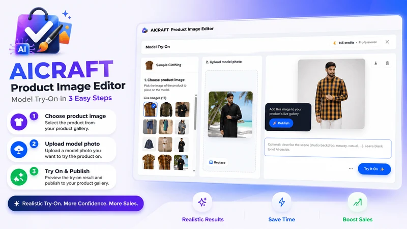 AICRAFT ‑ Product Image Editor