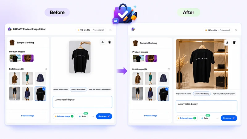 AICRAFT ‑ Product Image Editor