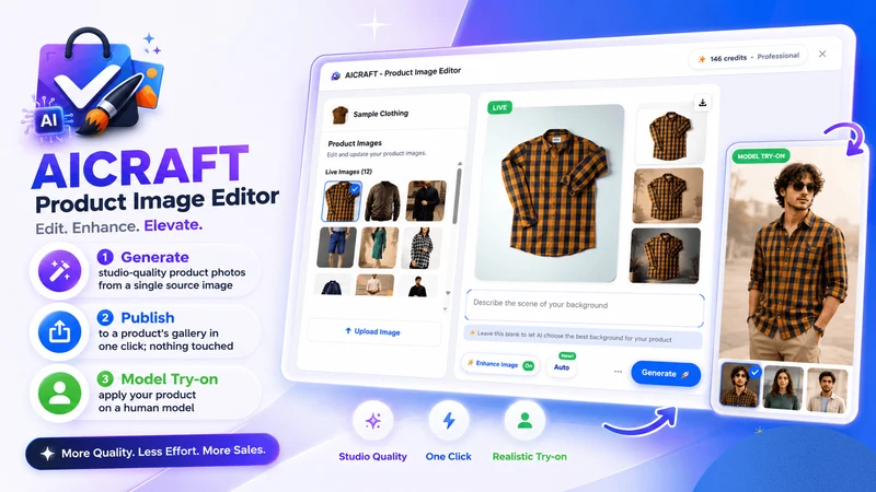 AICRAFT ‑ Product Image Editor