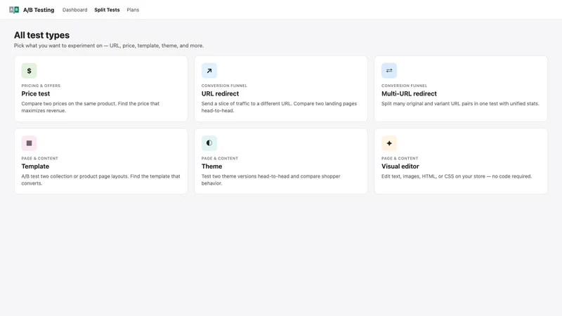 Appify Lift‑ A/B Testing