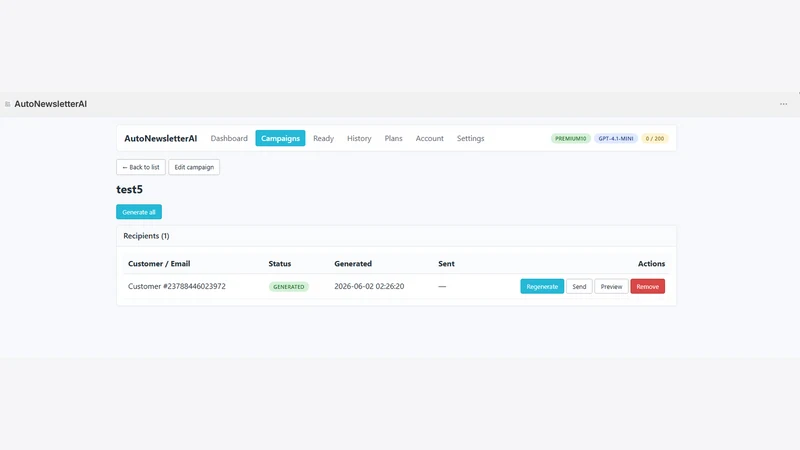 AutoNewsletterAI