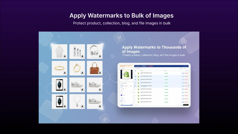 Auto ‑ Image Watermark & SEO