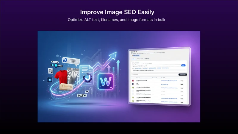 Auto ‑ Image Watermark & SEO