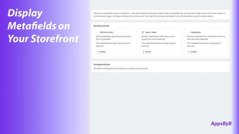 AppsByB: Metafields