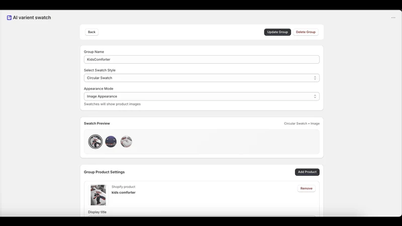 AI Swatch Maker‑ Powered By AI