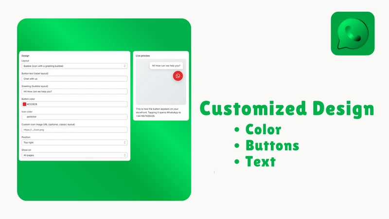 WCB ‑ WhatsApp Chat Button