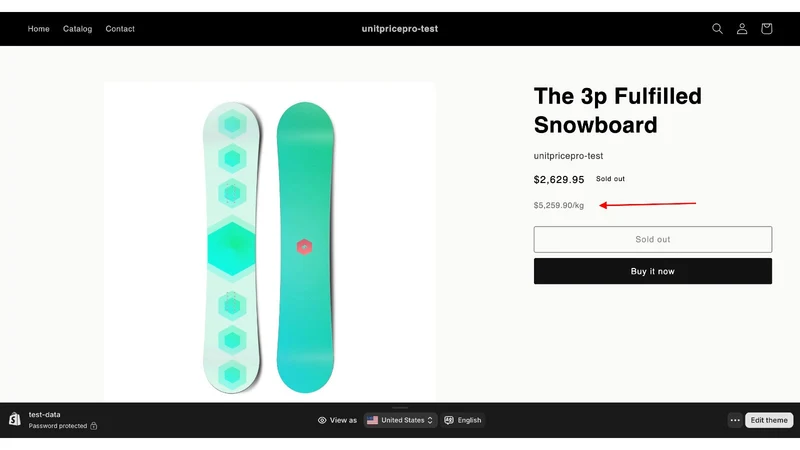 Unit Price Pro