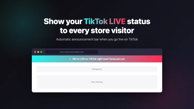 TikTok Live Bar