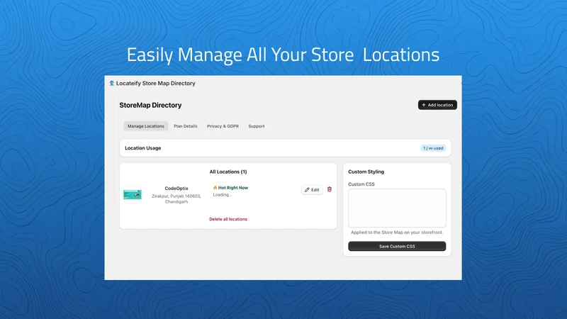 Locateify Store Map Directory