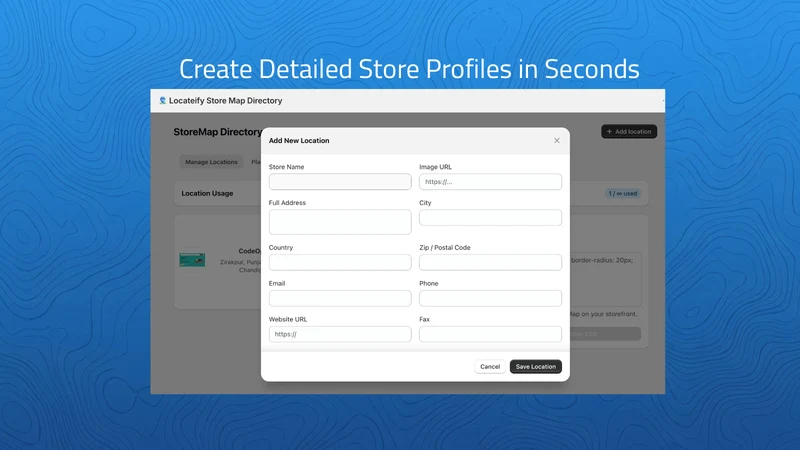 Locateify Store Map Directory