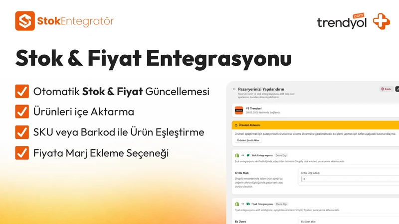 Stok Entegratör